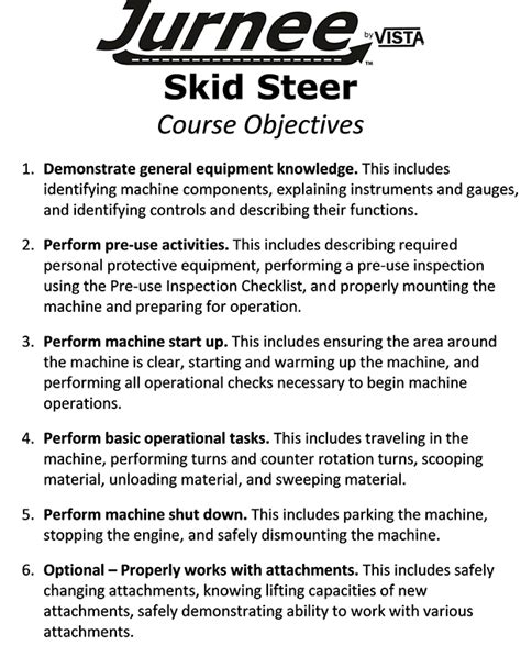 training for skid steer|skid steer training pdf.